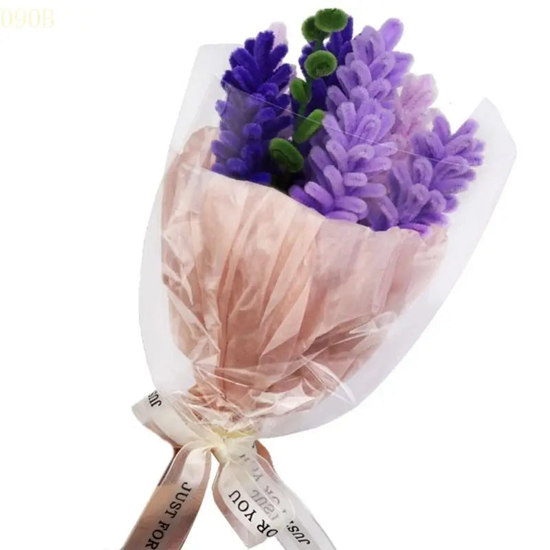 090B Pipe Cleaners Craft Supplies DIY Flower Bouquet Kits Chenilles Stems Floral Tape Floral Stem Wire Wedding Home Decors