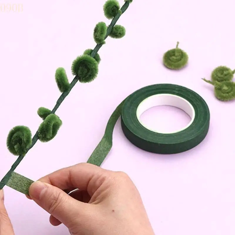 090B Pipe Cleaners Craft Supplies DIY Flower Bouquet Kits Chenilles Stems Floral Tape Floral Stem Wire Wedding Home Decors