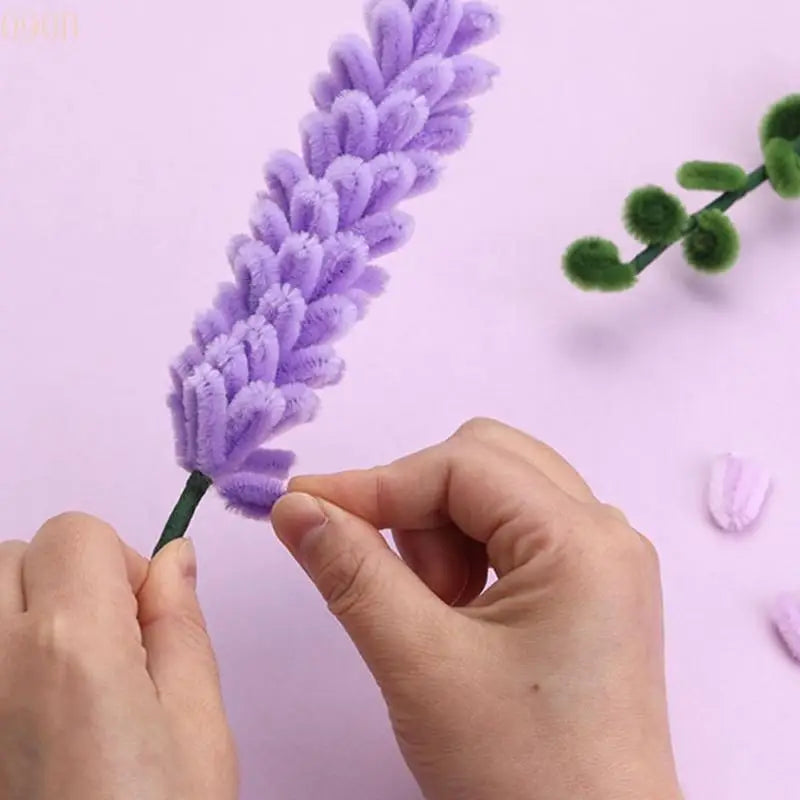 090B Pipe Cleaners Craft Supplies DIY Flower Bouquet Kits Chenilles Stems Floral Tape Floral Stem Wire Wedding Home Decors